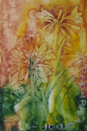 Clivia miniata<br>52 x 34 cm