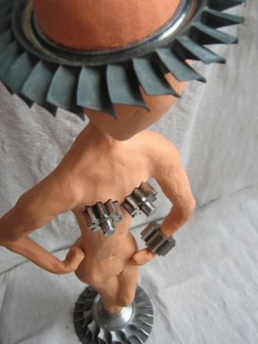 Cogwhell Jane<br>Ceramic  Steel<br>57 cm