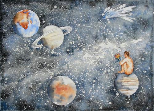 Cosmic Child<br>72 x 52 cm