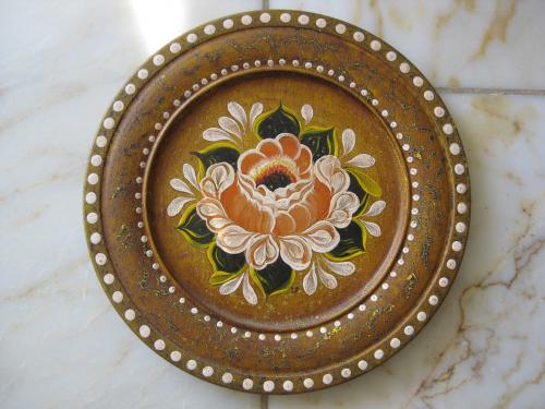 Plate - Bauernmalerei<br>26 cm diameter