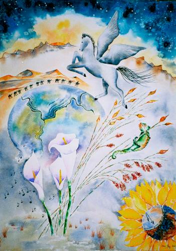 Sunrise Journey<br>72 x 52 cm