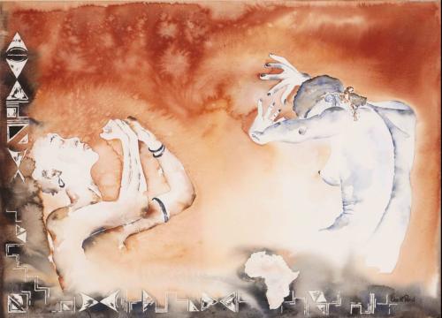 Opposite Forces<br>73 x 53 cm