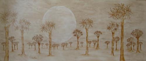 Quiver Trees Moon<br>150 x 50 cm