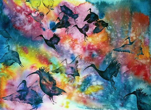 Take-Off (ibis)<br>73 x 53 cm