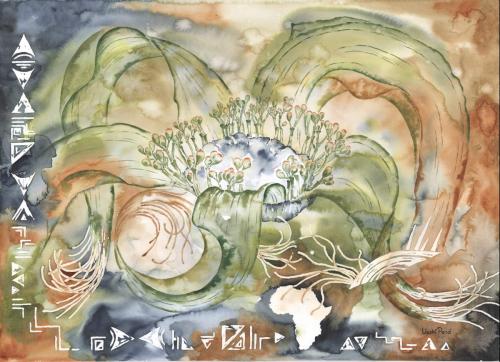 Welwitschia mirabilis(2)<br>72 x 52 cm